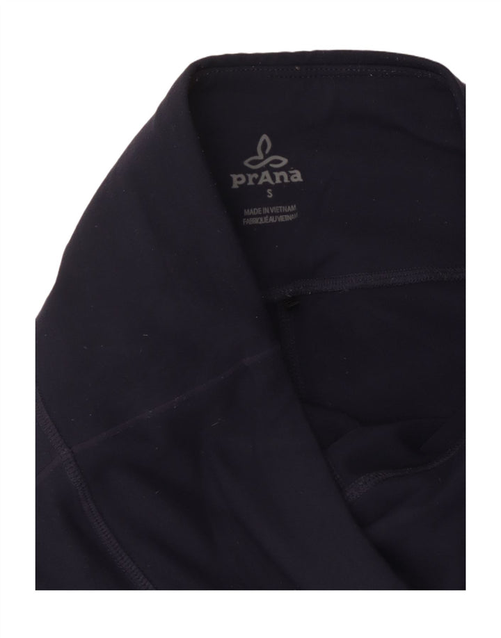 PRANA Womens Capri Leggings UK 8 Small  Navy Blue