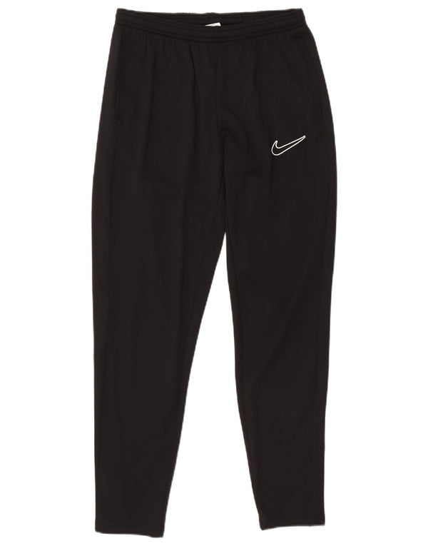 Nike Mens Dri Fit Tracksuit Trousers Medium Black Polyester