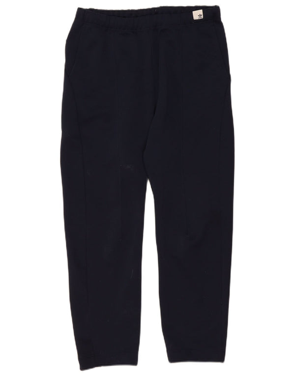 Adidas Mens Tracksuit Trousers Small Navy Blue Polyester