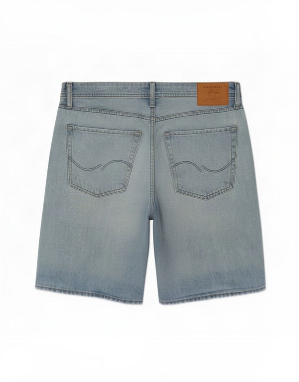 Jack & Jones Mens Regular Fit Denim Shorts Large W36 Blue Cotton
