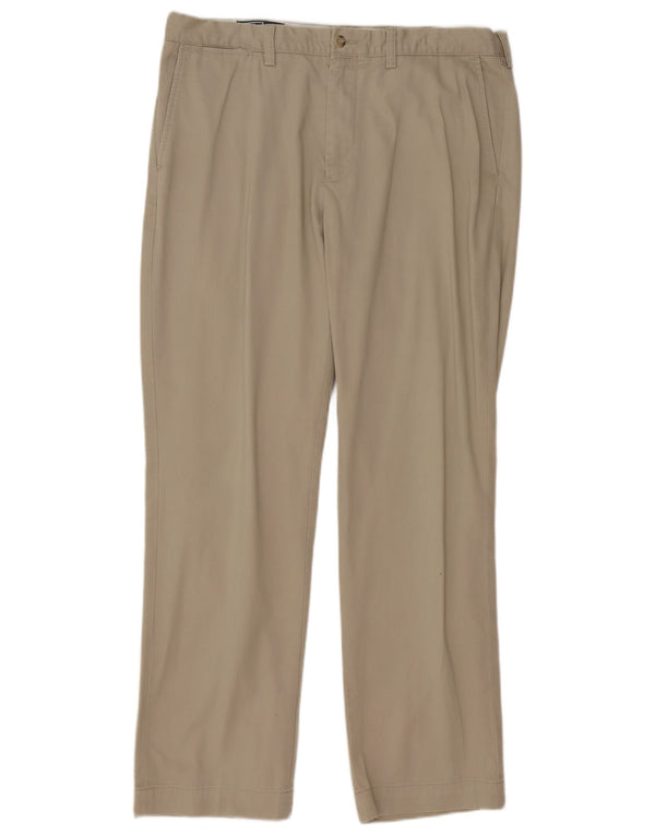 Polo Ralph Lauren Pantalones chinos rectos para hombre W36 L32 Algodón beige