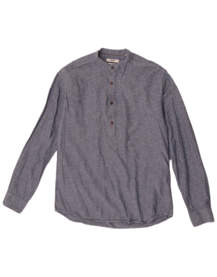 Jack & Jones Chemise Pull Slim Premium Homme Petit Bleu Marine Moucheté