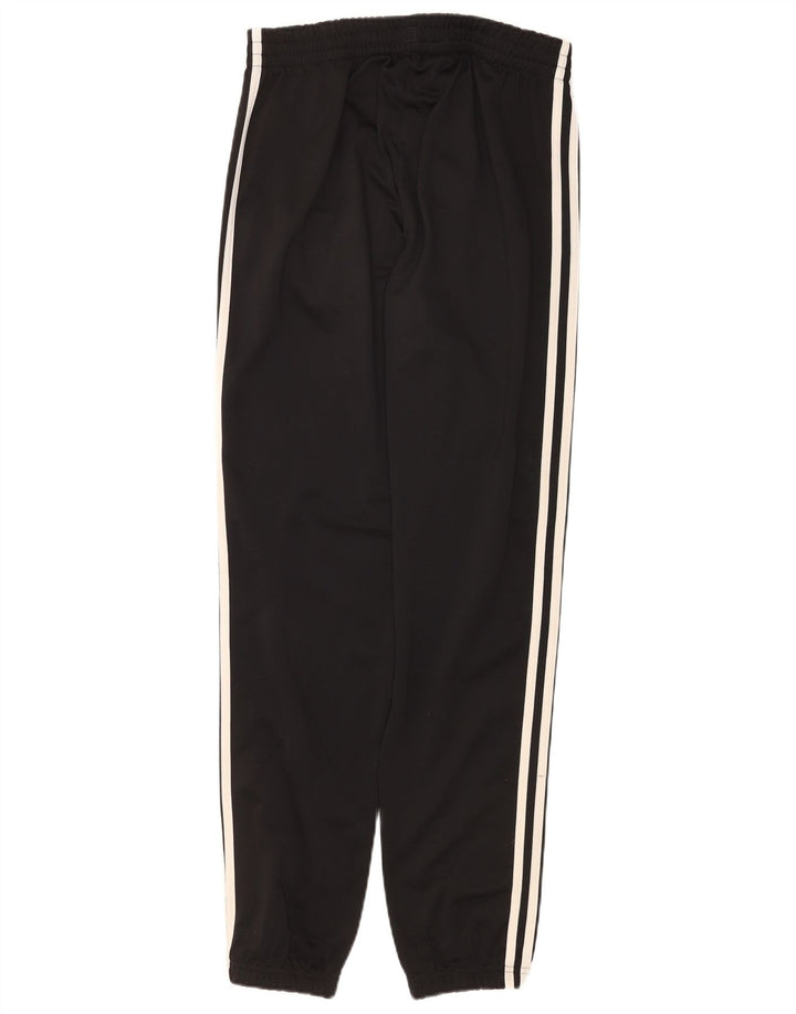 Adidas Womens Tracksuit Trousers Joggers UK 10 Small  Black Polyester