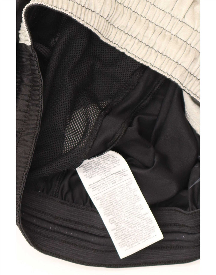 Nike Mens Dri Fit Graphic Sport Shorts Large Black Colourblock Polyester