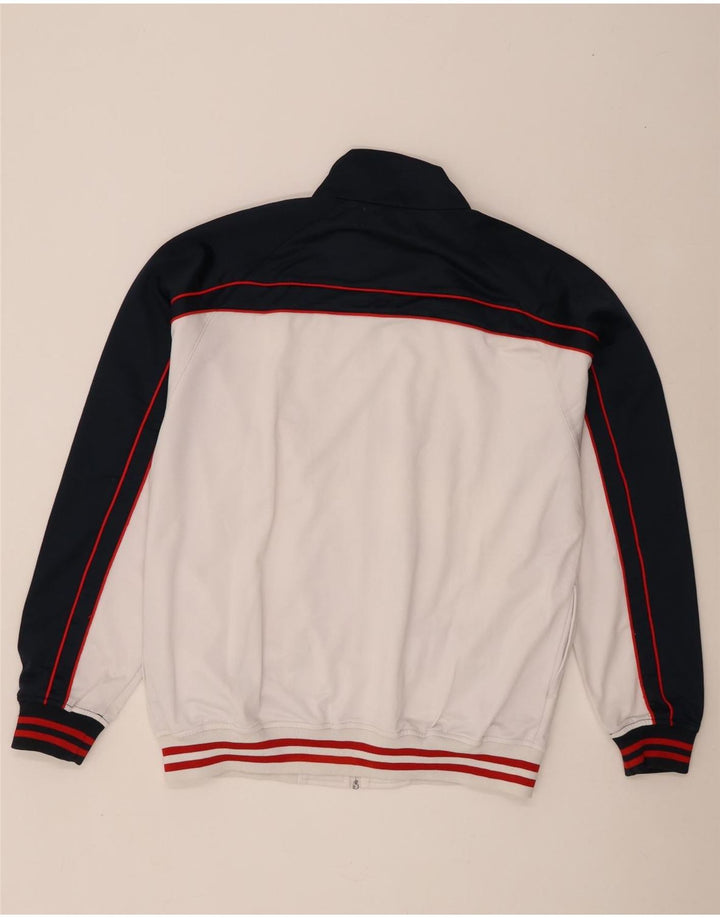 Giacca da tuta da uomo Kappa 2XL Poliestere color block bianco