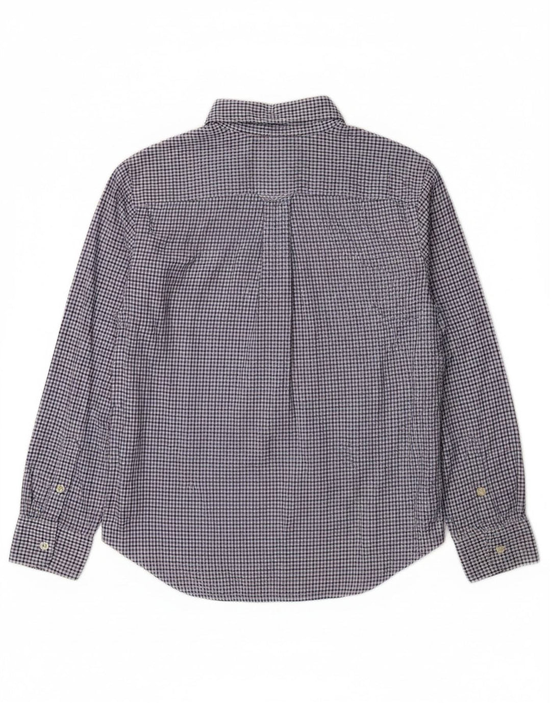 RALPH LAUREN Boys Shirt 10-11 Years Medium Blue Check Cotton