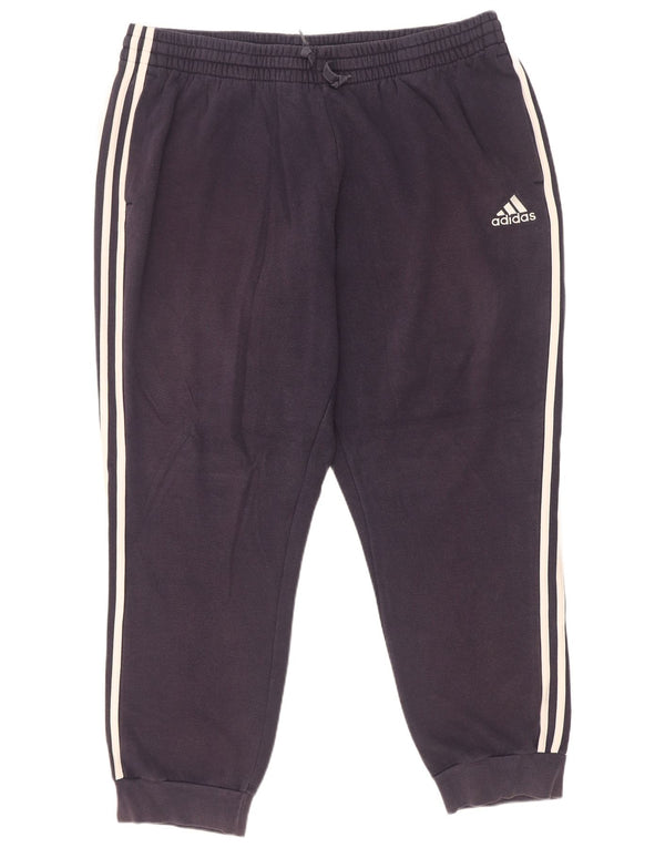 Adidas Pantalon de survêtement pour homme Joggers 2XL Bleu marine Coton