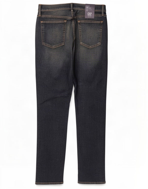 Gap Mens Stretch Slim farmer W34 L32 kék pamut