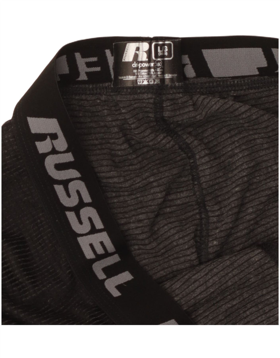 Russell Athletic Mens Graphic Leggings Large  Black Polyester