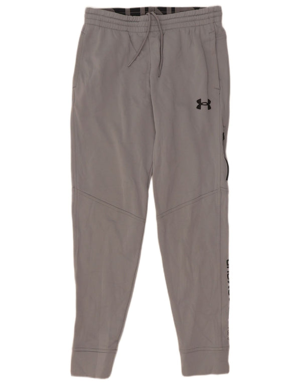 Under Armour Boys Grafisk træningsdragt Bukser Joggers 11-12 år Large Grå