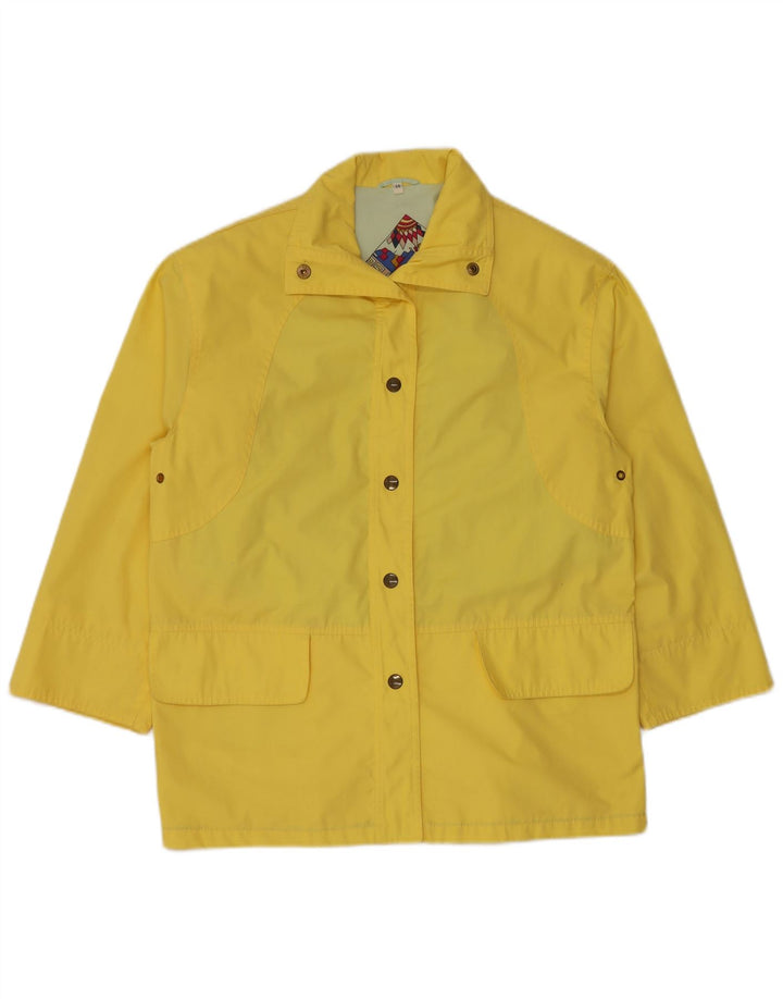 Incom Womens Oversized Raincoat IT 40 Small Yellow