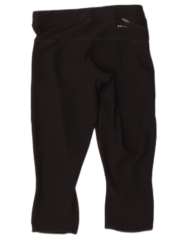 Nike - Leggings capri Dri Fit para mujer, talla M, color negro