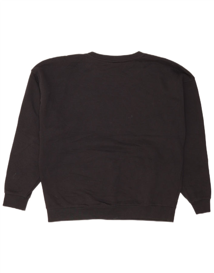 Nike Sweat-shirt coupe ample pour homme en coton noir Taille S