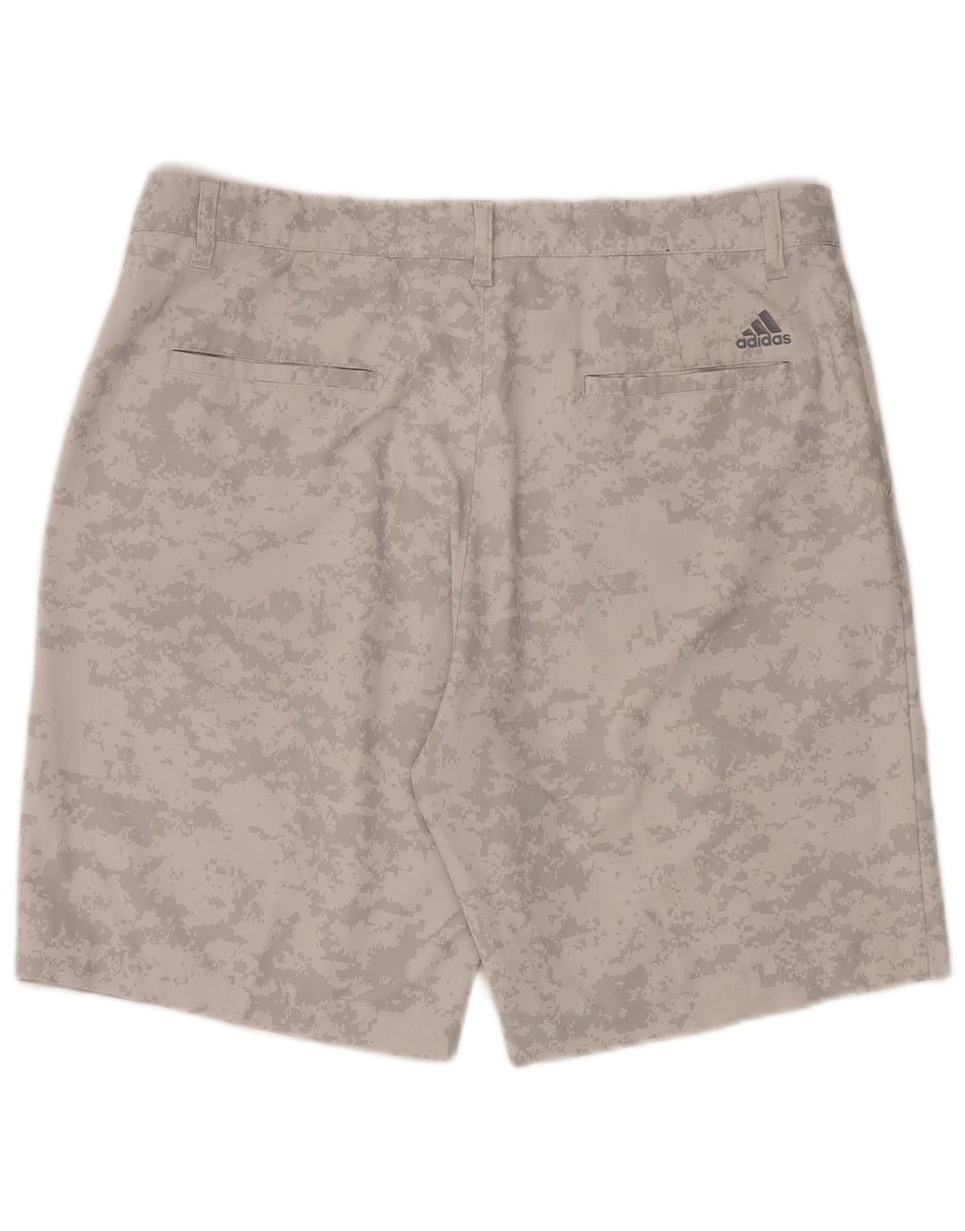 Adidas Mens Sport Shorts Large Grey Camouflage Polyester