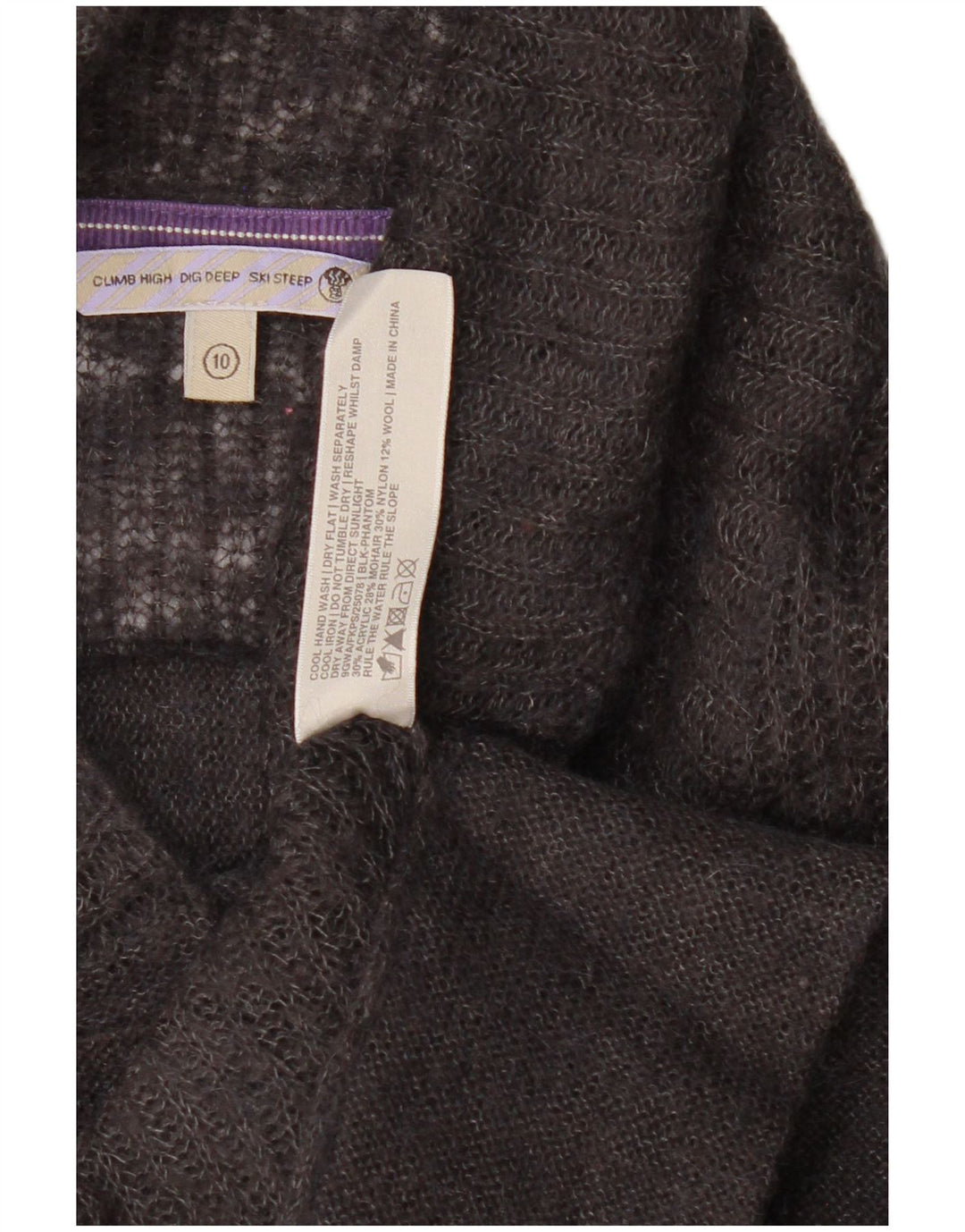 Fat Face Womens Cardigan Sweater UK 10 Small Grey Acrylic