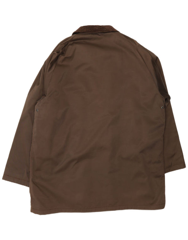 Corneliani Herre Sherpa Utility Jacket IT 56 3XL Brun Bomuld