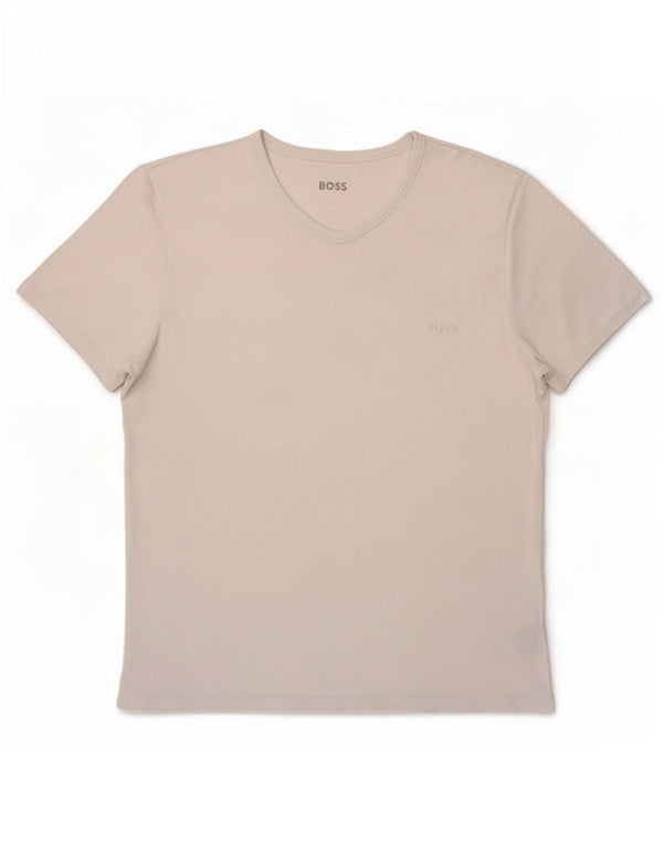 Hugo Boss Womens T-Shirt Top UK 14 Large White Cotton