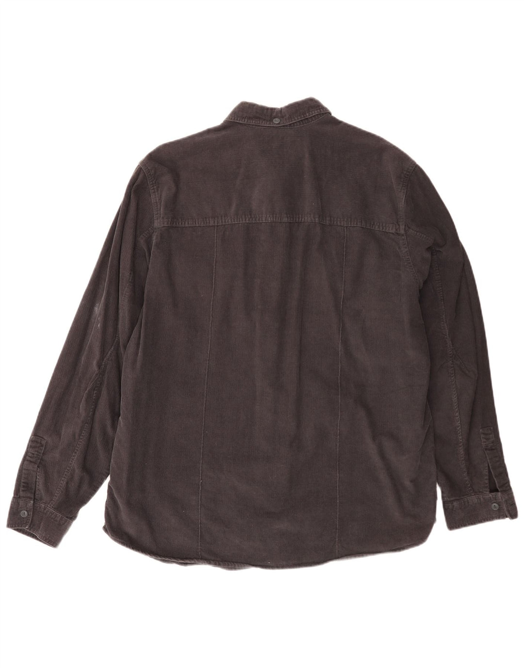 Levi's Mens Corduroy Shirt XL Grey Cotton