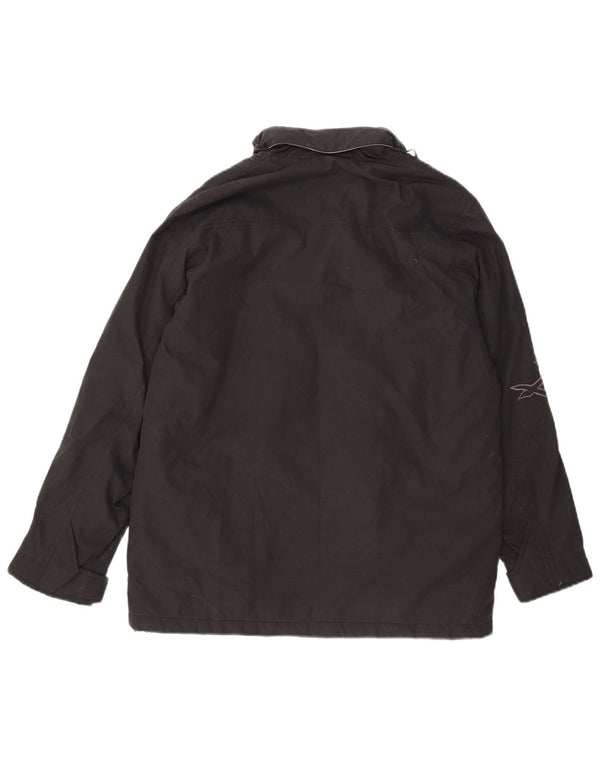 Billabong Womens Graphic Hooded Windjacke US 14 XL Schwarz gestreift