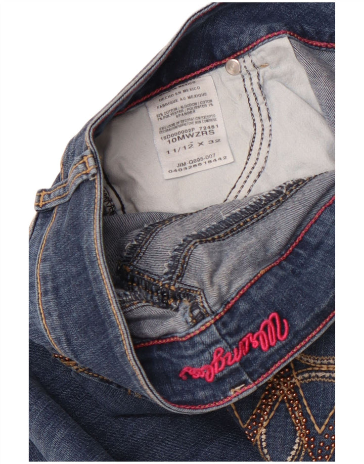 WRANGLER Womens Bootcut Jeans US 11/12 Large W32 L32  Blue Cotton