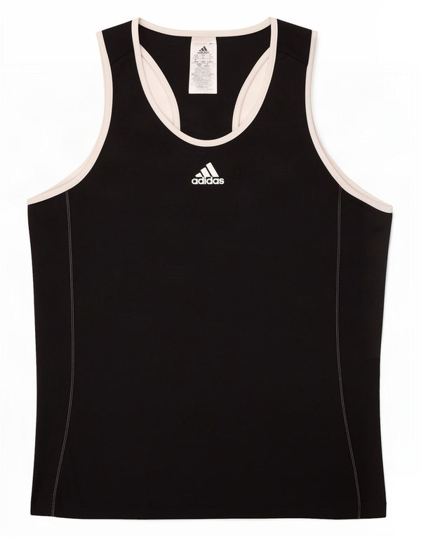 Adidas Damevest Top UK 16/18 Large Black Polyester