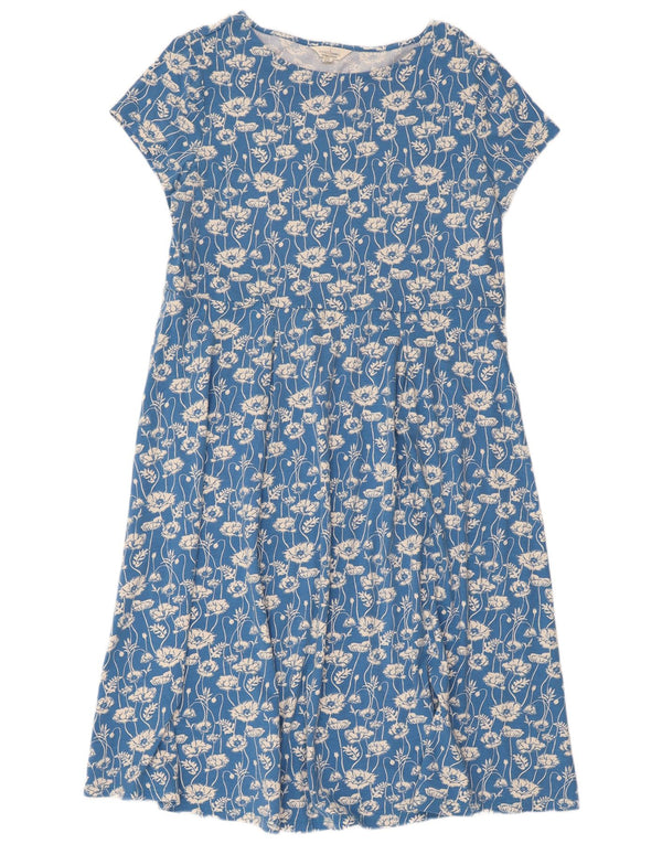 Seasalt Robe trapèze pour femme UK 18 XL Bleu floral