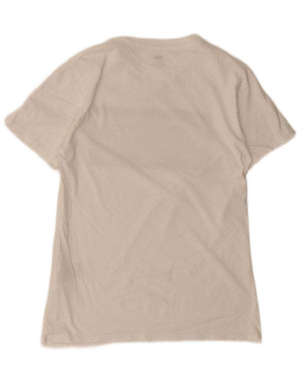 Levi's Mens Graphic T-Shirt Top Small White Cotton