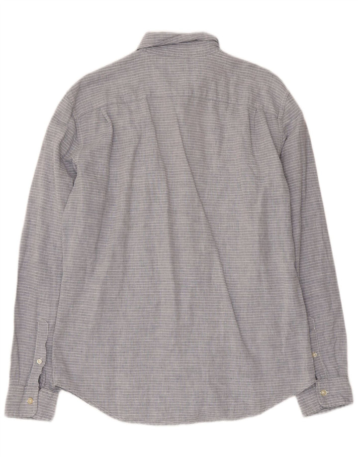 Gap Herre Standard Fit skjorte Medium Grey Pinstripe