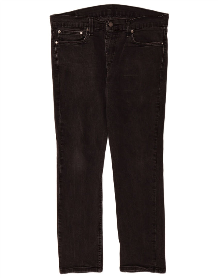 Мужские джинсы Levi's Slim 511 W36 L30, черный хлопок