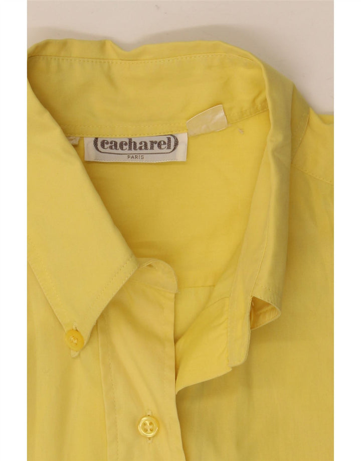 Cacharel Dameskjorte UK 14 Stor Gul