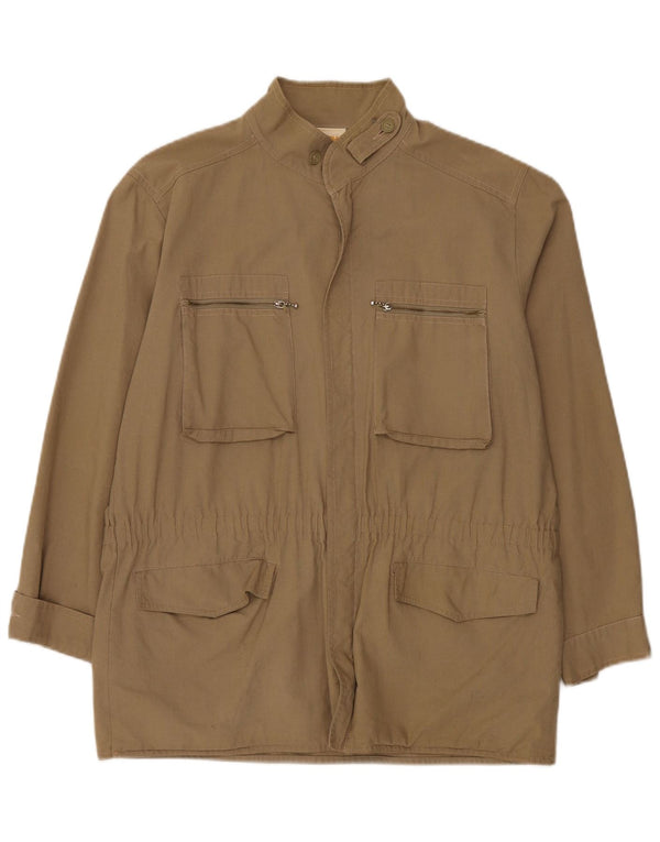 Chaqueta utilitaria vintage para hombre EU 48 Algodón caqui medio