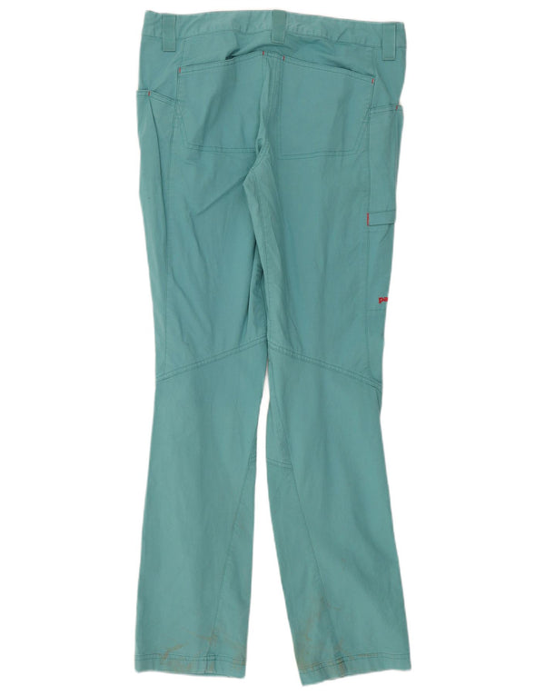 Patagonia Womens Straight Cargo Trousers US 6 Medium W34 L32 Turquoise