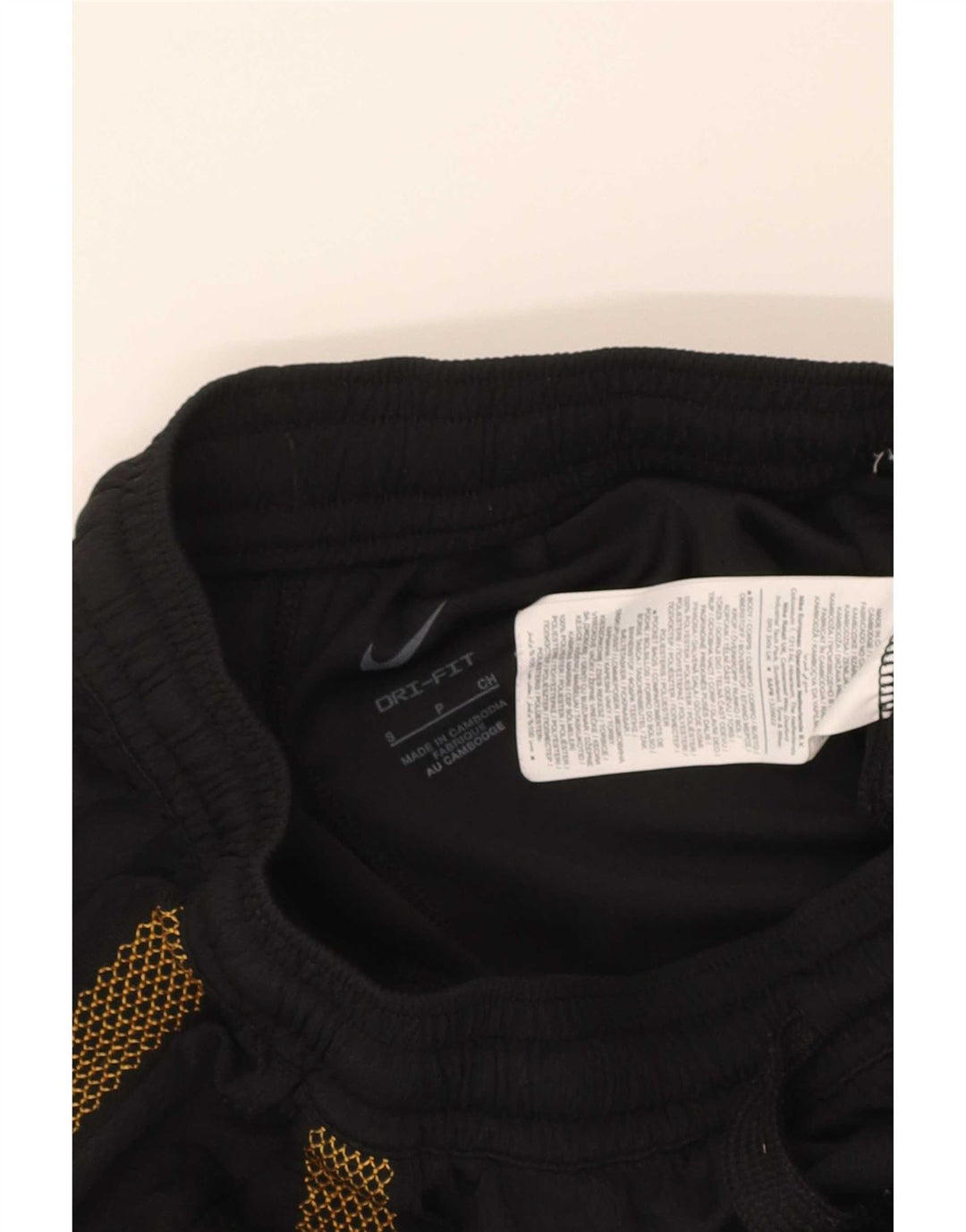 Nike Mens Dri Fit Sport Shorts Small Black Geometric Polyester