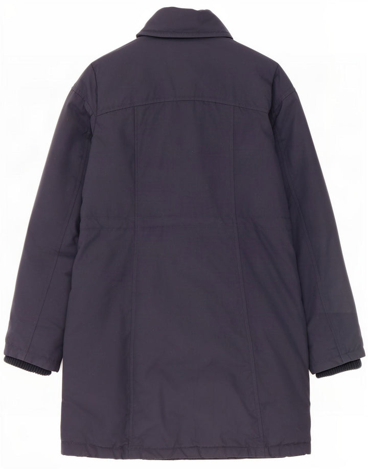 Fat Face Womens Padded Coat UK 10 Small Navy Blue Nylon