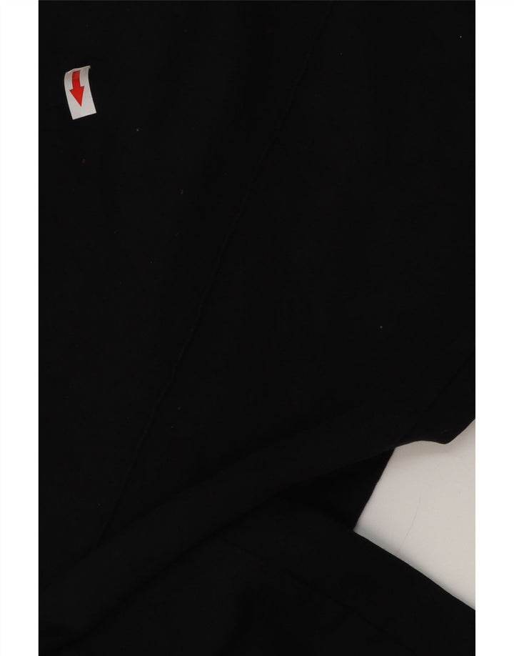 MARKS & SPENCER Womens Tracksuit Trousers UK 12 Medium  Black Cotton