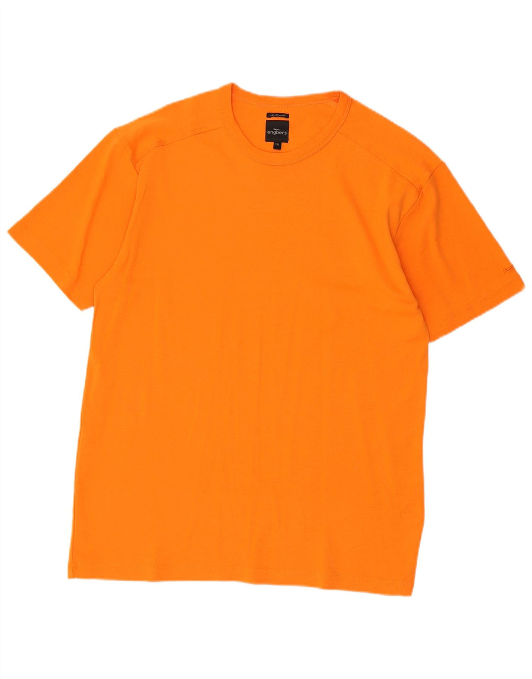Engbers Mens T-Shirt Top 2XL Orange Cotton