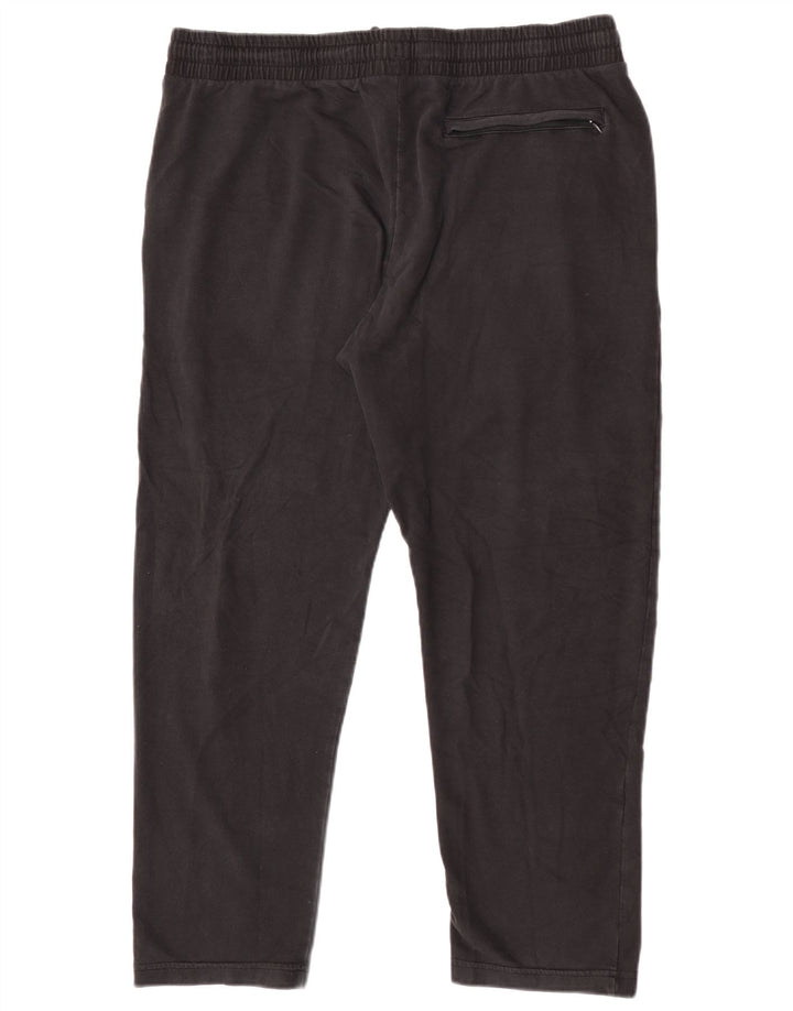 Marks & Spencer Mens Regular Fit Tracksuit Trousers XL Black Cotton