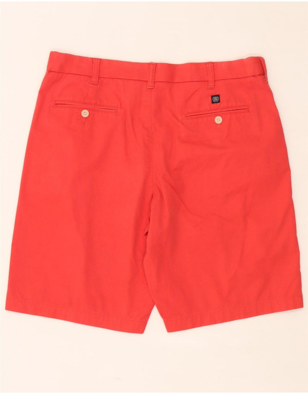 Marks & Spencer Mens Chino Shorts W36 Large Orange Cotton