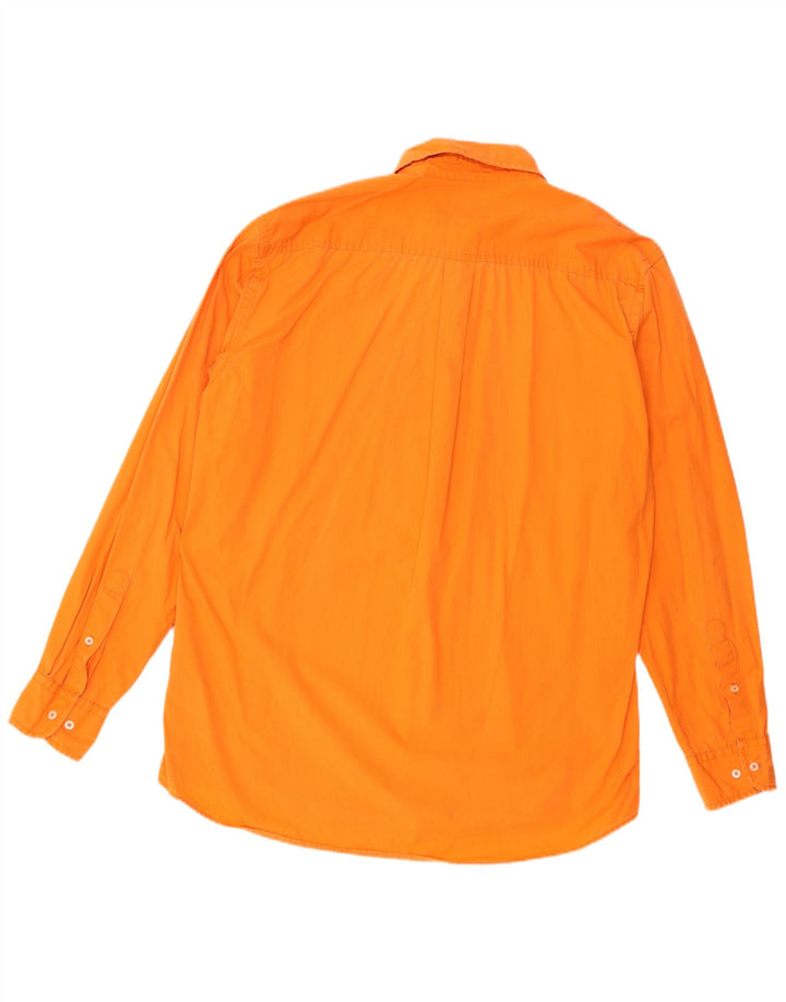 Kappa Herrenhemd XL Orange Baumwolle