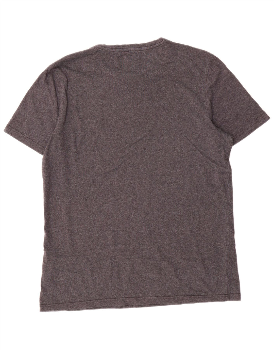 Lyle & Scott Mens T-Shirt Top Large Grey Cotton