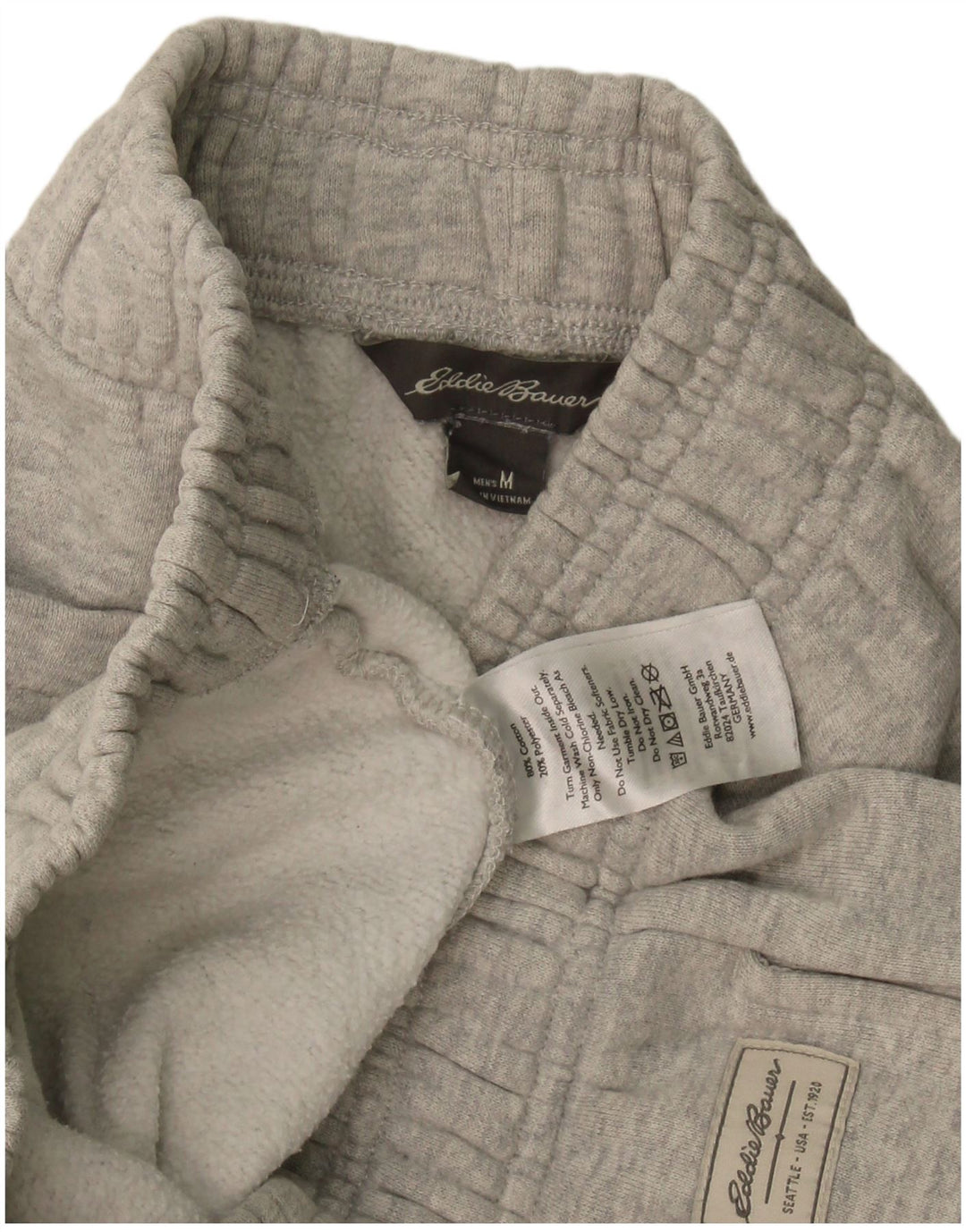 Eddie Bauer Mens Tracksuit Trousers Joggers Medium  Grey Cotton