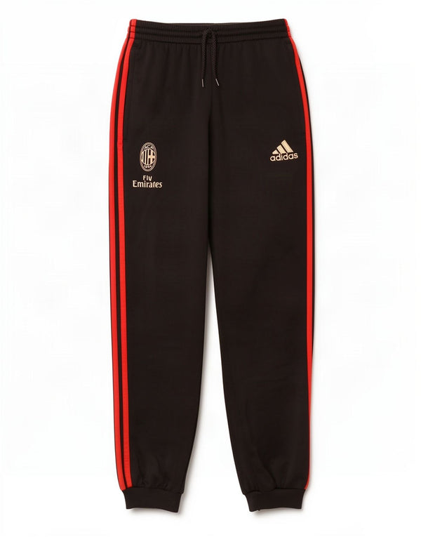 Pantaloni Joggers della Tuta da Ragazza AC Milan di Adidas 15-16 Anni Neri