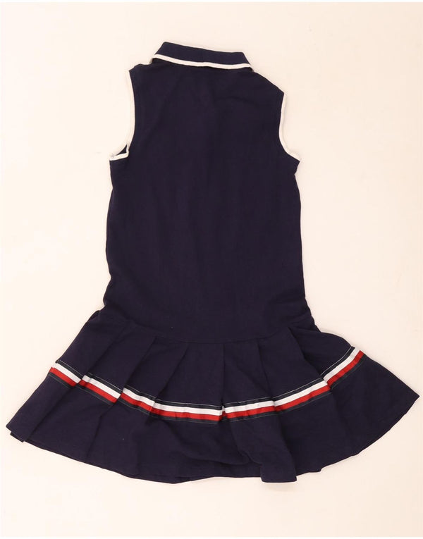 Dziewczęca sukienka polo Tommy Hilfiger 9-10 lat, w kolorze granatowym, w średnie paski