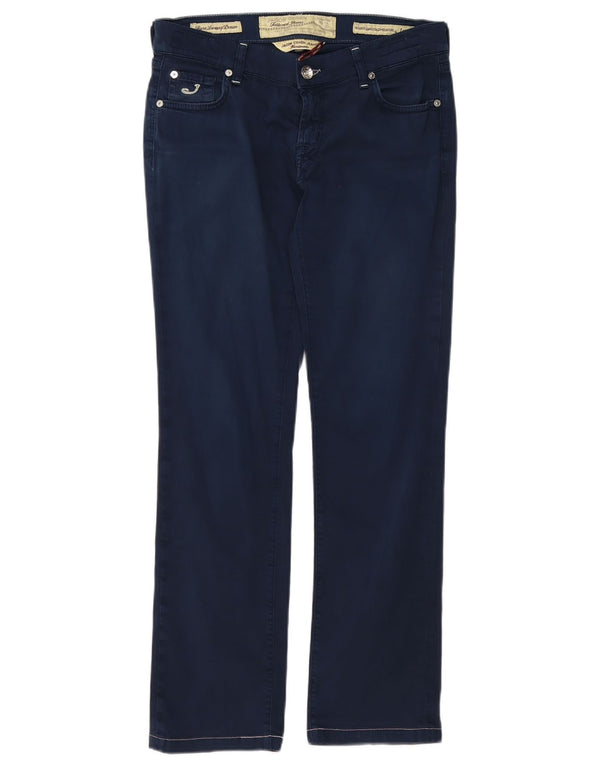 Pantaloni casual drepti pentru femei Jacob Cohen L29 L29 Bumbac bleumarin