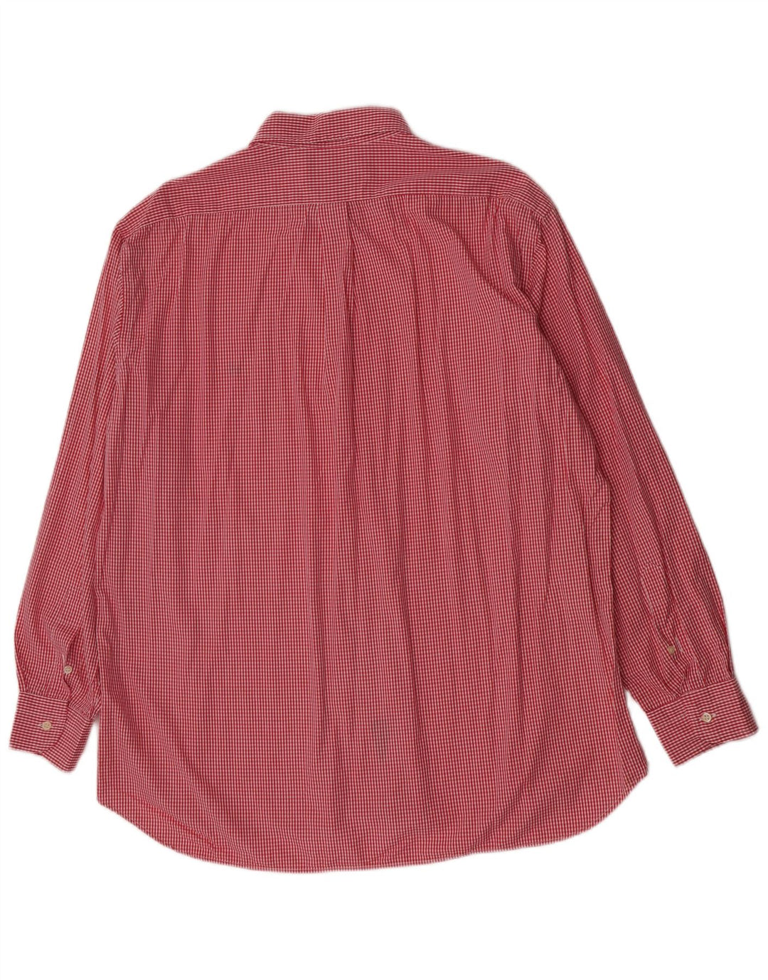 Brooksfield Herreskjorte str. 43 XL Rød Gingham Bomuld
