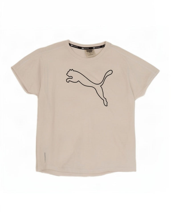 Γυναικείο γραφικό T-Shirt Puma Top UK 16 Large White Polyester