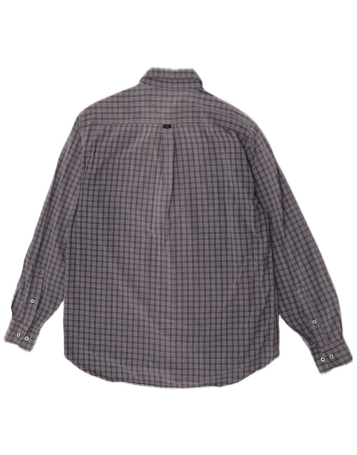 Kappa Mens Shirt Medium Blue Check Cotton