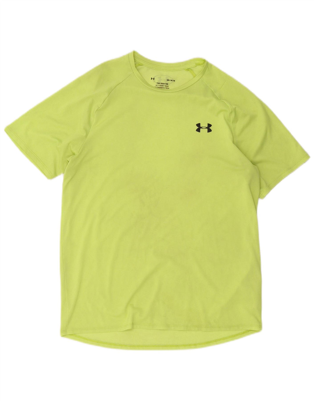 Under Armour T-Shirt Homme Vert Moyen Polyester