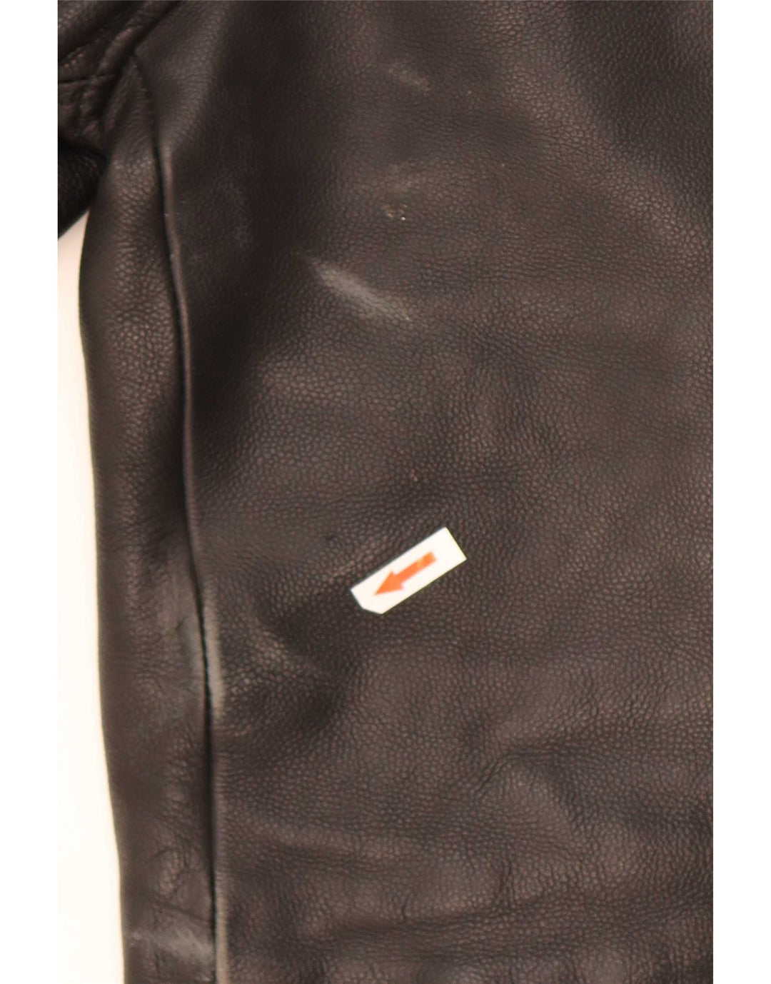 Vintage Herre Læder Biker Jacket UK 36 Small Black