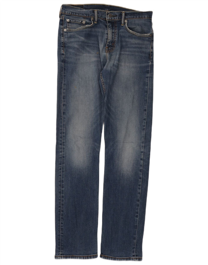 Levi's Straight Jeans til mænd W31 L34 blå bomuld